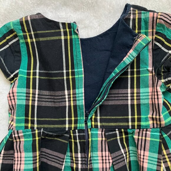 Joe Fresh 12-18M Plaid Pleated Dress 100% Cotton EUC Baby Girl - Picture 15 of 15